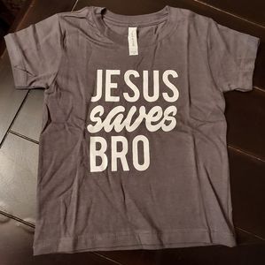 😊 4 for $20 Sale!  Jesus Saves Bro T-Shirt Size 3T